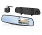 DVR F600 4.5 Inch Full HD Video Mirror Car Front Rear Camera Mic