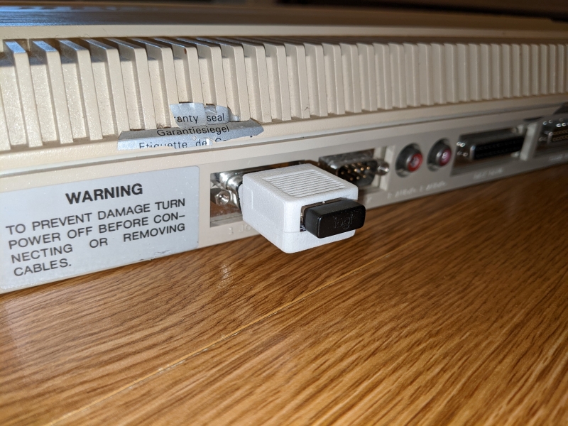Tikus White DB9 USB HID Mouse Joypad Adapter for Atari Amiga C64