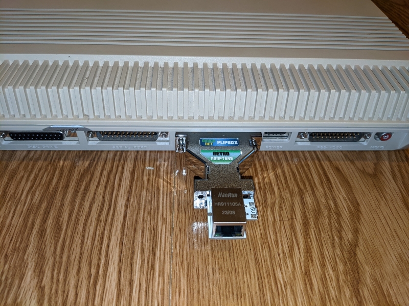Plipbox Ethernet Paraller Device Amiga 500 600 1200 2000 + Case