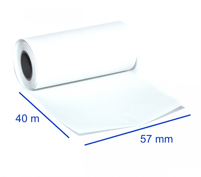 10x OMEKO Thermal Rolls 57 mm x 40 m Receipt Paper Till Roll