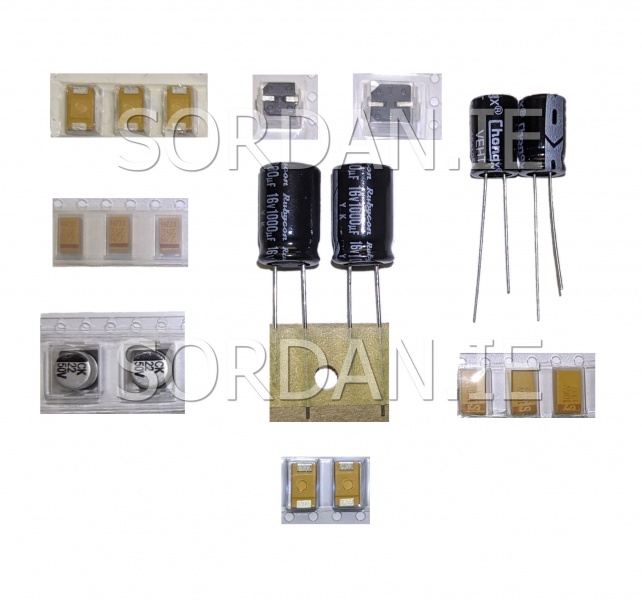 All Required HQ Replacement Capacitors Kit Recapping Amiga 600