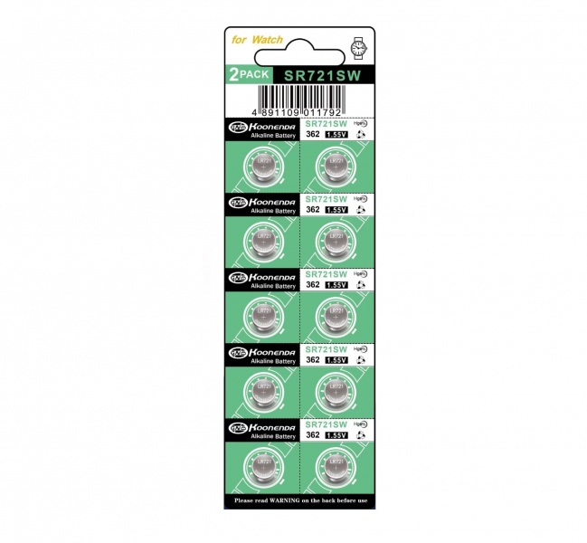 10x Cell Battery Alkaine AG11 SR721SW 362 SR43 E362 601 Koonenda