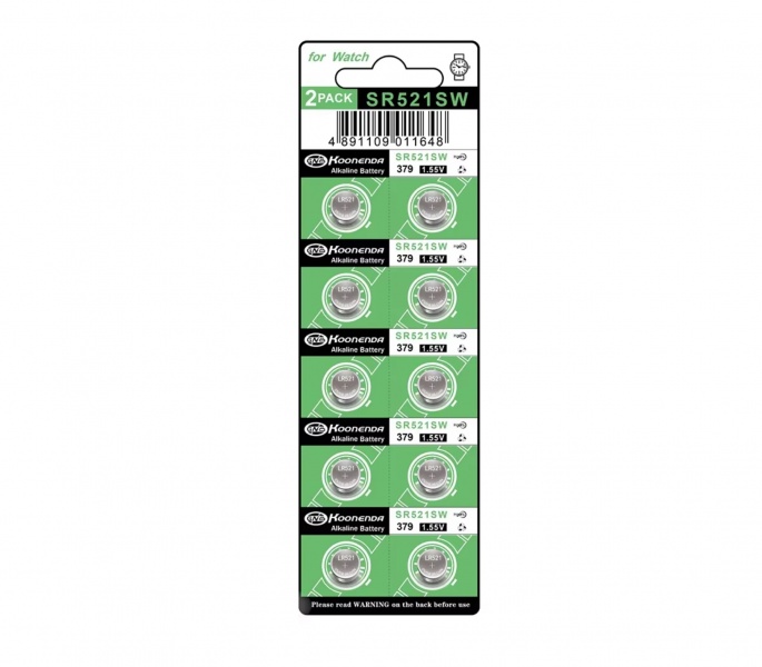 10x Cell Battery Alkaine AG0 SR521SW SR63 379 LR521 Koonenda