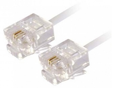 RJ11 3m 4-Core ADSL Broadband Modem Router Telephone Fax Cable 