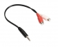 3.5mm Jack Male To 2 RCA Female Stereo Audio Cable Adapter
