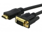 HDMI Male to VGA Male 1.8m Cable Gold Plated