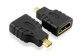 HDMI Female to Type D Micro HDMI Male Adapter Converter Gold